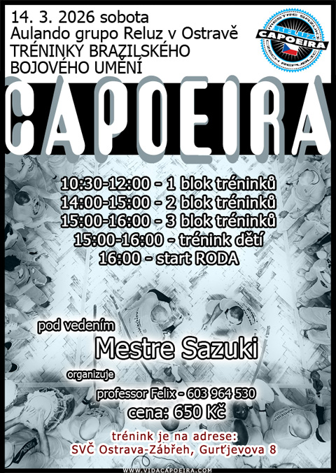 Aulando Grupo Reluz Capoeira OStrava - b�ezen 2026