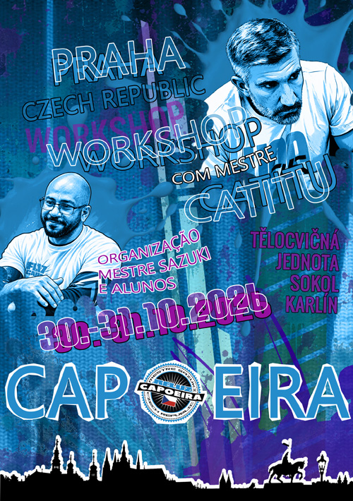 Workshop with Mestre Catitu Prague 2026 - Reluz Capoeira Czech Republic 30. 10 - 31. 10. 2026